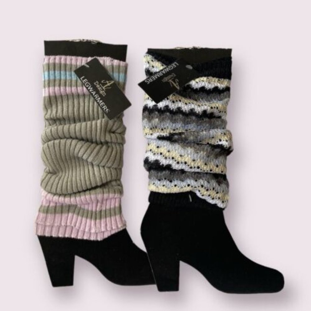 A design leg warmers 2 pairs